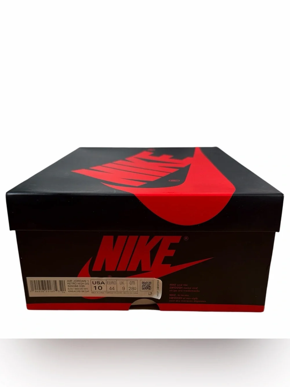 Air Jordan 1 Retro High OG Shadow 2.0 Black Light Smoke Grey 2021 Sneakers Sz 10
